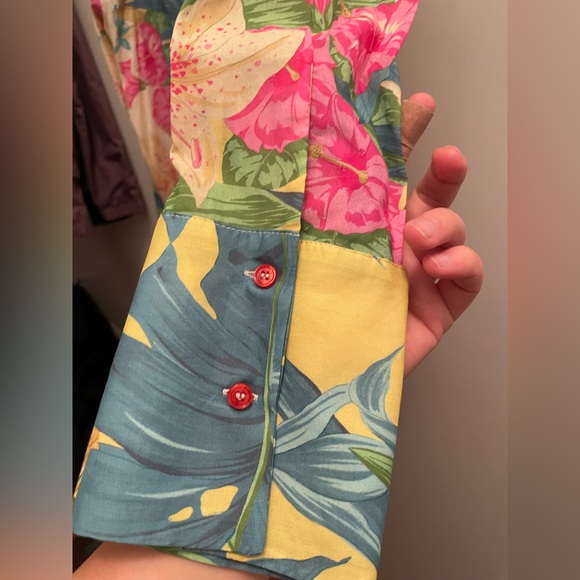 Pinko Cotton Floral Shirt XS - Picture 7 of 10